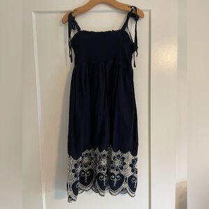 Girls Navy Dress
